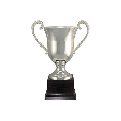 11 3/4" Silver plated Italian trophy cup