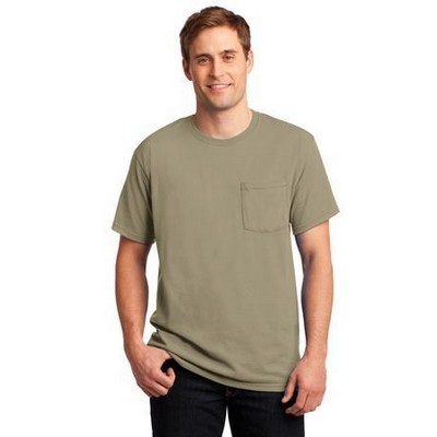 Jerzees® Dri-Power® Active 50/50 Cotton/Poly Pocket T-Shirt