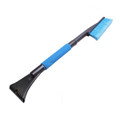 Extendable Telescoping Snow Brush Ice Scraper with Foam Grip