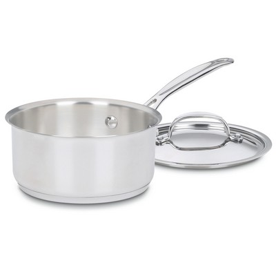 Cuisinart Chef's Classic 1.5 Qt. Stainless Steel Saucepan with Cover