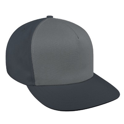 USA Made Contrast Front Twill Snapback Trucker