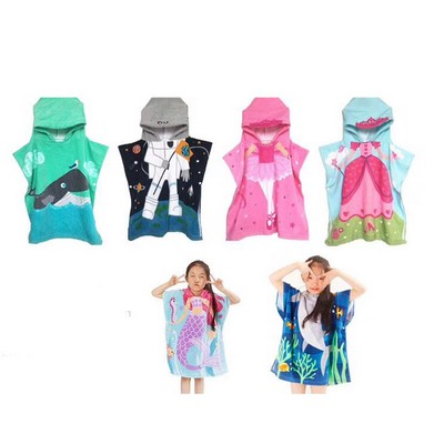 Children's Hooded Cloak Towel