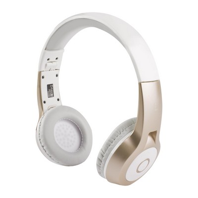 Vivitar® Bluetooth® Gold Stereo Headphones w/Smartphone Capability