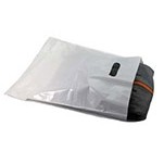 Low-D White Die-Cut Handle Plastic Bag (12"x15")