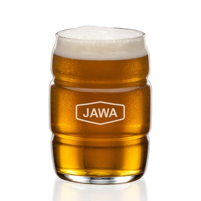 Barrel 16oz Beer Glass