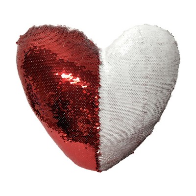 Sequin Cushion Cover heart Pillow case