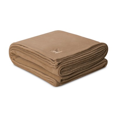 Desert Tan Antipill Microplush Fleece Blanket