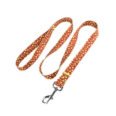 Large Adjustable Polyester Pet Leash W/ Metal Hook