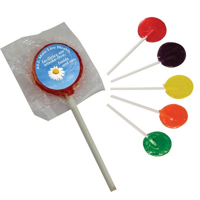 Lollipop W/ Round Label