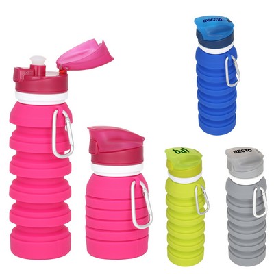 Tahoe – Collapsible Silicone Water Bottle w/ Carabiner