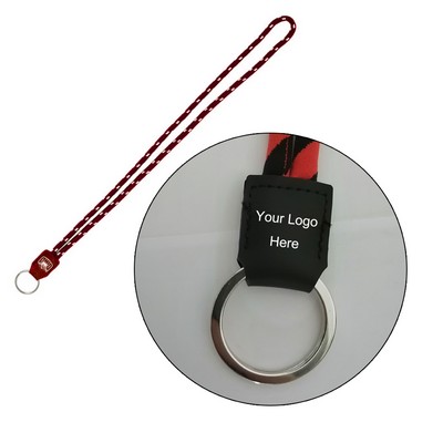 18" Lanyard with PVC Tag Embossed Logo