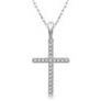 Jilco Inc. Diamond Cross Pendant Necklace