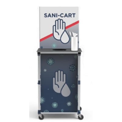 Mini Popup Sani-Cart - Header Graphic Only