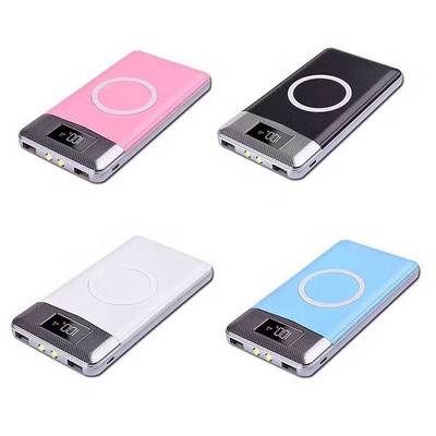 Wireless 20000mAh Power Bank w/Digital Display