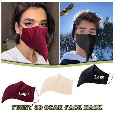 Funny 3D Reusable Beak Face Mask