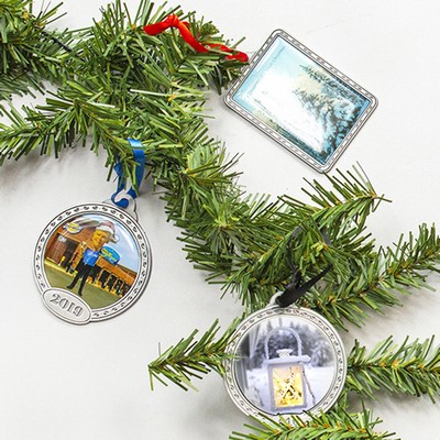 Print Ornaments - Two sides up to 3" x 3"