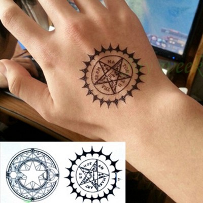 Round Temporary Tattoos