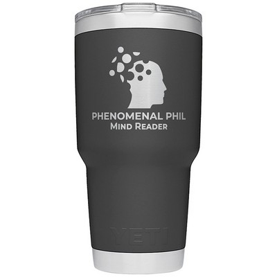 YETI Rambler 30 Oz Tumbler With MagSlider Lid - Laser Engraved