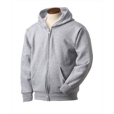 Hanes® Youth EcoSmart® Full-Zip Hooded Sweatshirt