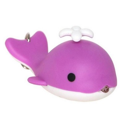 Whale LED Sound Keychain