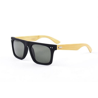 Sunglasses with Bamboo Arms