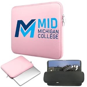 Neoprene Laptop Sleeve w/ Zipper & Interior Compartment