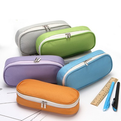 Candy-Color Double Pencil Case