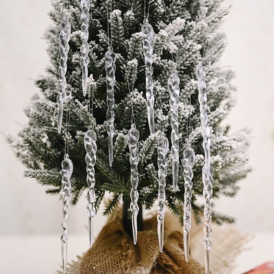 Christmas Artificial Icicle Pendant/ Tree Decorations