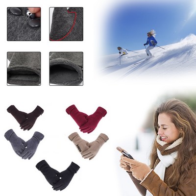 Women Winter Gloves Warm Touchscreen Gloves