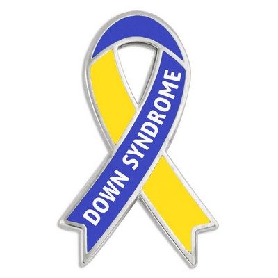 Awareness Ribbon Pin - Down Syndrome