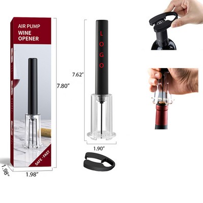 Air Pump Wine Opener Bottle Pressure Opener with Foil Cutter