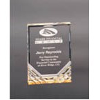 4.25" x 6" Gold Jewel Mirage Acrylic Award