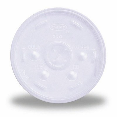 Straw-Slotted Lid, 16 & 20 oz. Foam Cup