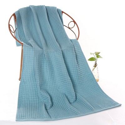 Soft Waffle Bath Cotton Towel