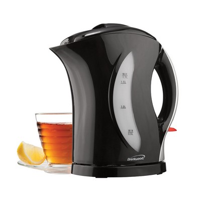 1.8 Quart Black Electric Plastic Kettle