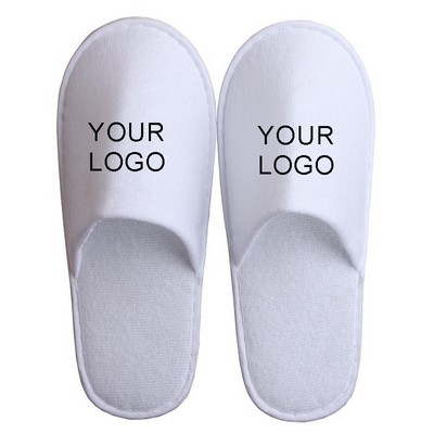 Disposable Closed Toe Slippers for Hotel Wedding Spa Bridal Party