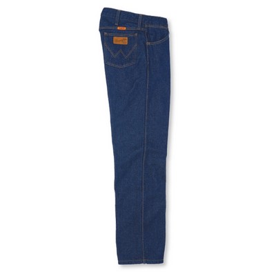 Wrangler® Retro® Men's Dark Wash Blue Flame Resistant Original Fit Jeans