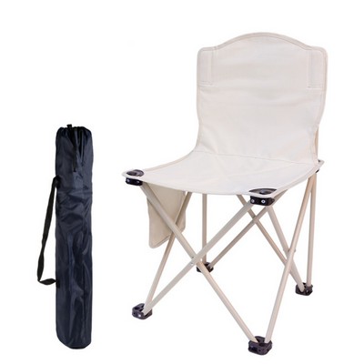 Foldable camping chair with carrying bag