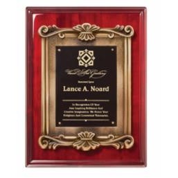 9" Rosewood Piano Finish Plaque