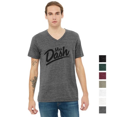 BELLA+CANVAS® Unisex Textured Jersey V-Neck Tee