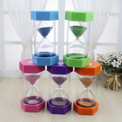 8 Minute Hexagon Design Hourglass Sand Timer Size #M