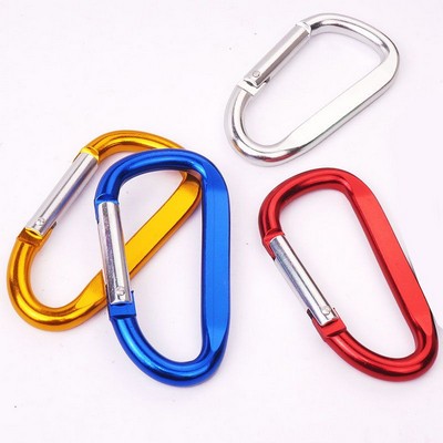 #10 D Shaped Aluminium Alloy Locking Carabiner (Not for Climbing)