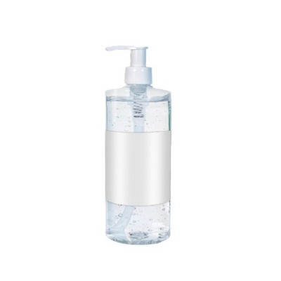 16 Oz. Lemon Scent Hand Sanitizer Gel W/ Pump