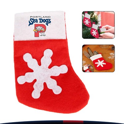 Christmas Sock Tableware Pouch