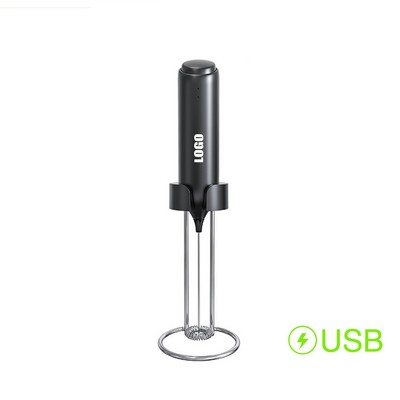 Rechargeable Electric Coffee Mixer Egg Whisk With Stand