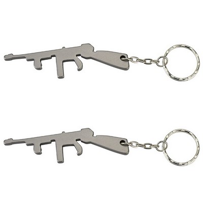 Rifle Bottle Opener Keychain