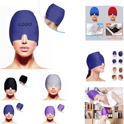 Gel Ice Headache Relief Hat