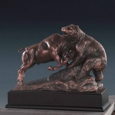 Bull & Bear Trophy (11"x9.5")