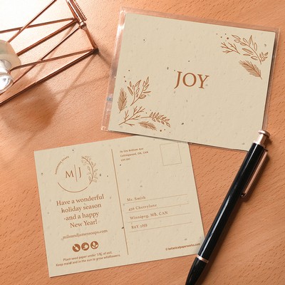 Nature's Joy Plantable Holiday Postcards