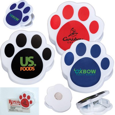 Pet Paw Magnetic Memo Clip